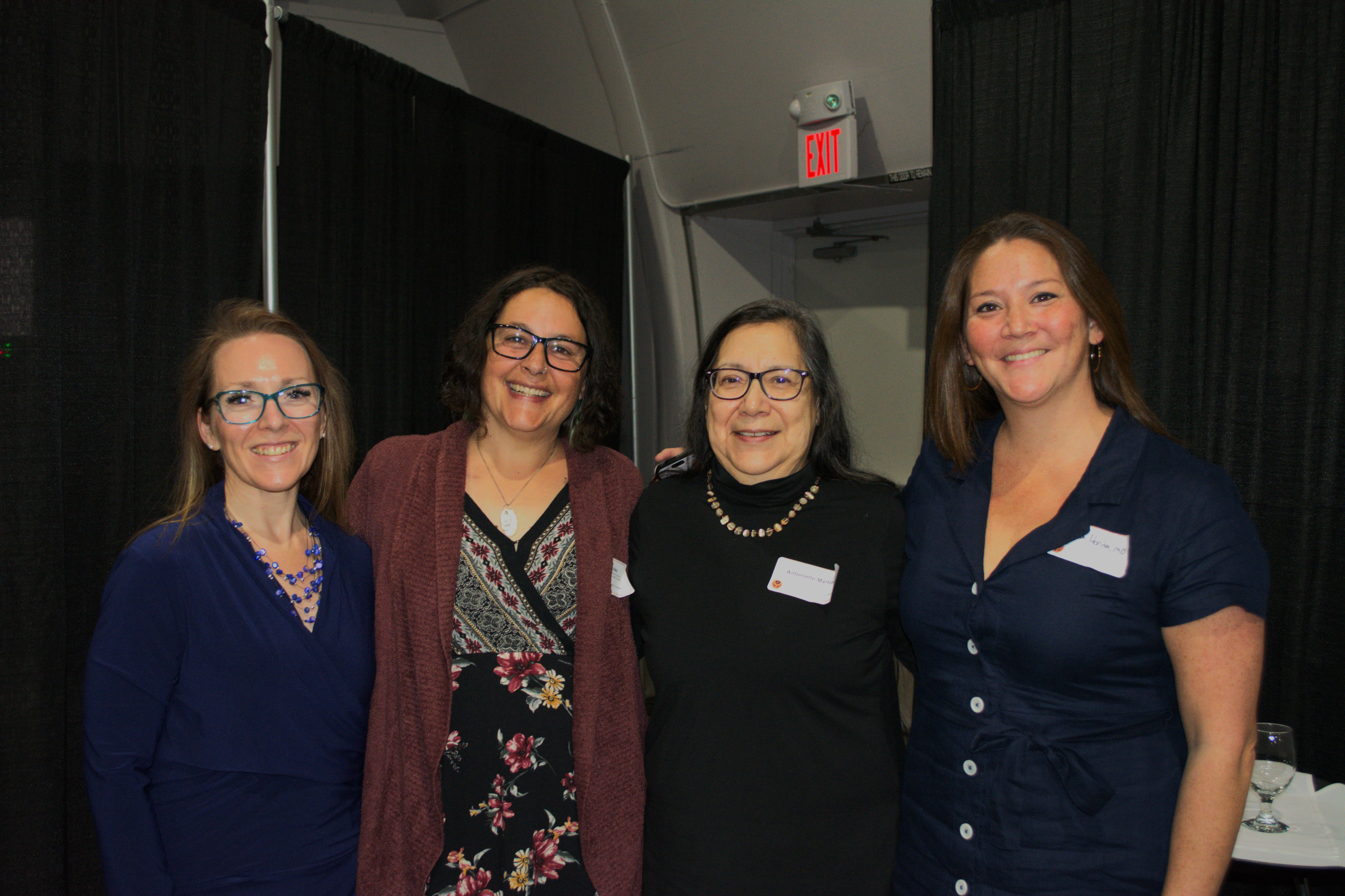 Healthcare Panelists (From left to right: Trisha C., Malia H., Antoinette M., Faye D.)